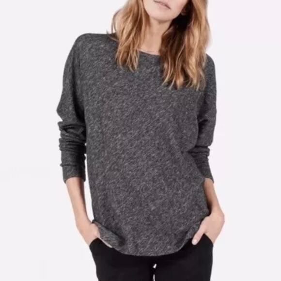 Everlane Marled Grey Crew Neck Wool Blend Sweater Size XS - Picture 1 of 8